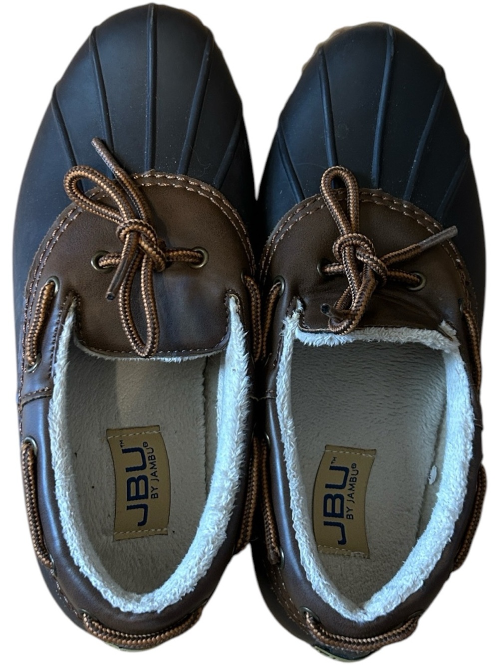 NWOT Women's JBU by Jambu brown Gwen Garden Ready Duck Shoes Size 7.5